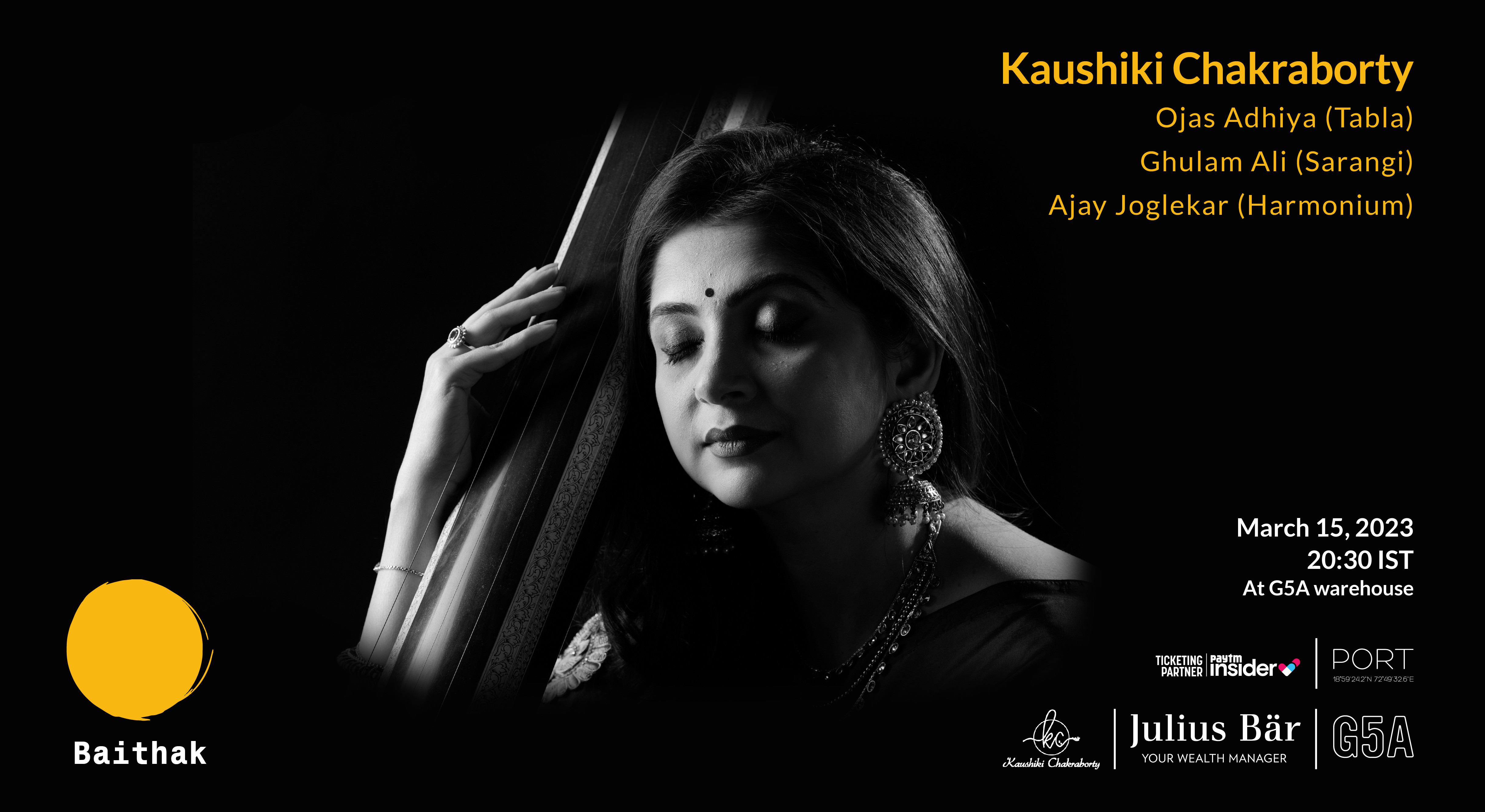 Baithak an immersive concert with Kaushiki Chakraborty