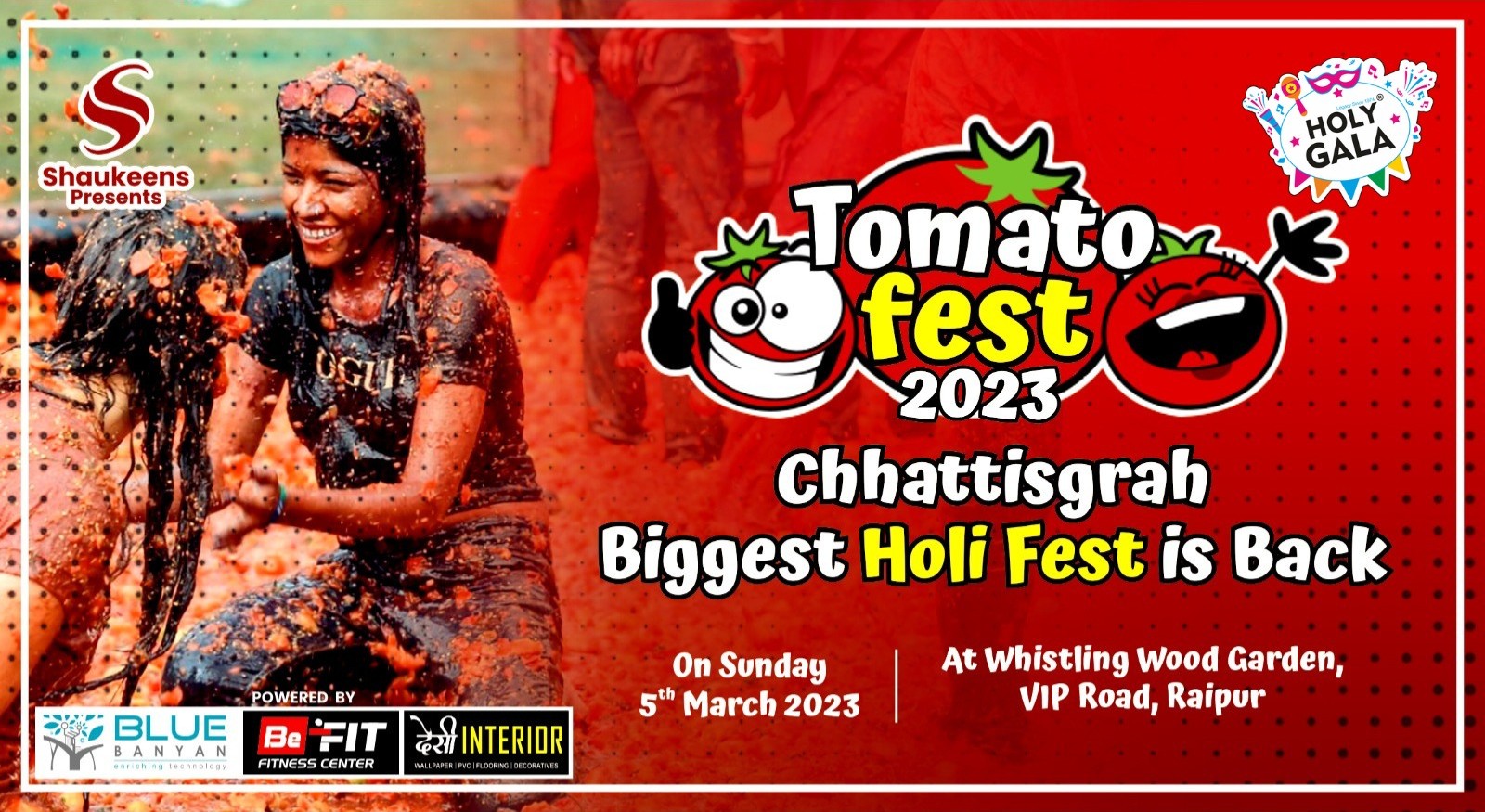 Tomato Fest & Holi Celebration 2023 Holi 2023
