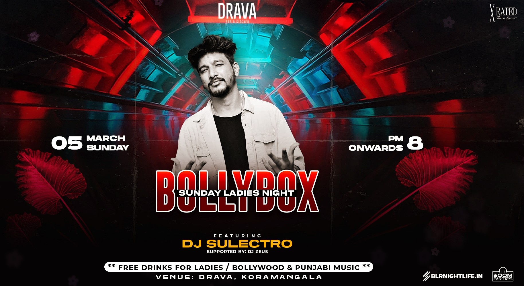 Bollywood Sunday Ladies Night at Drava, Koramangala