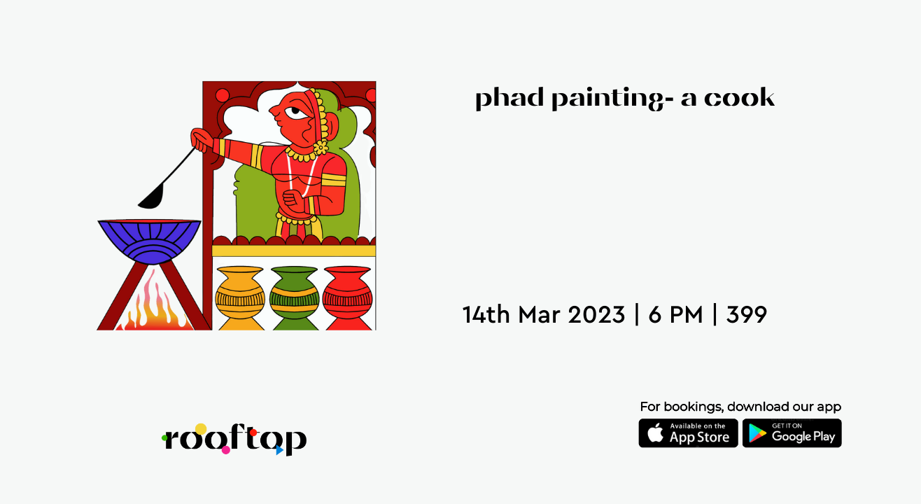 Phad Painting A Cook