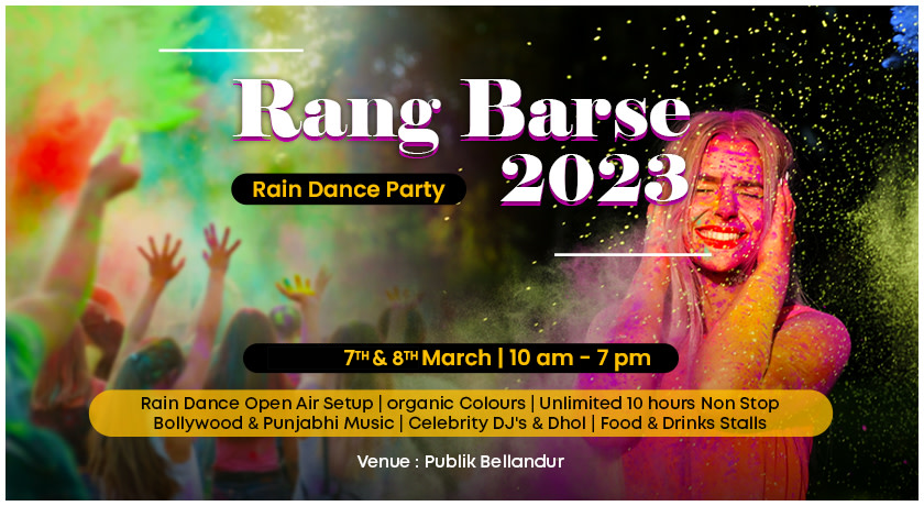 rain dance holi bay area