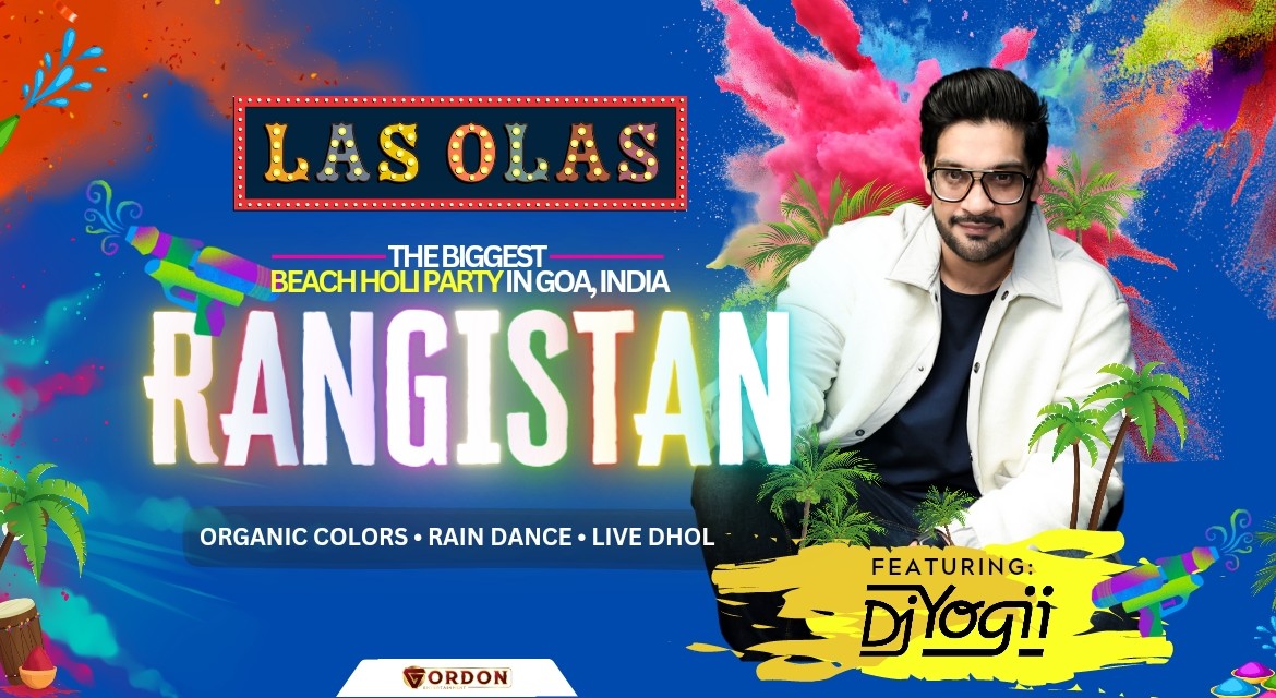 Las Olas Rangistan The Biggest Beach Holi in Goa, India