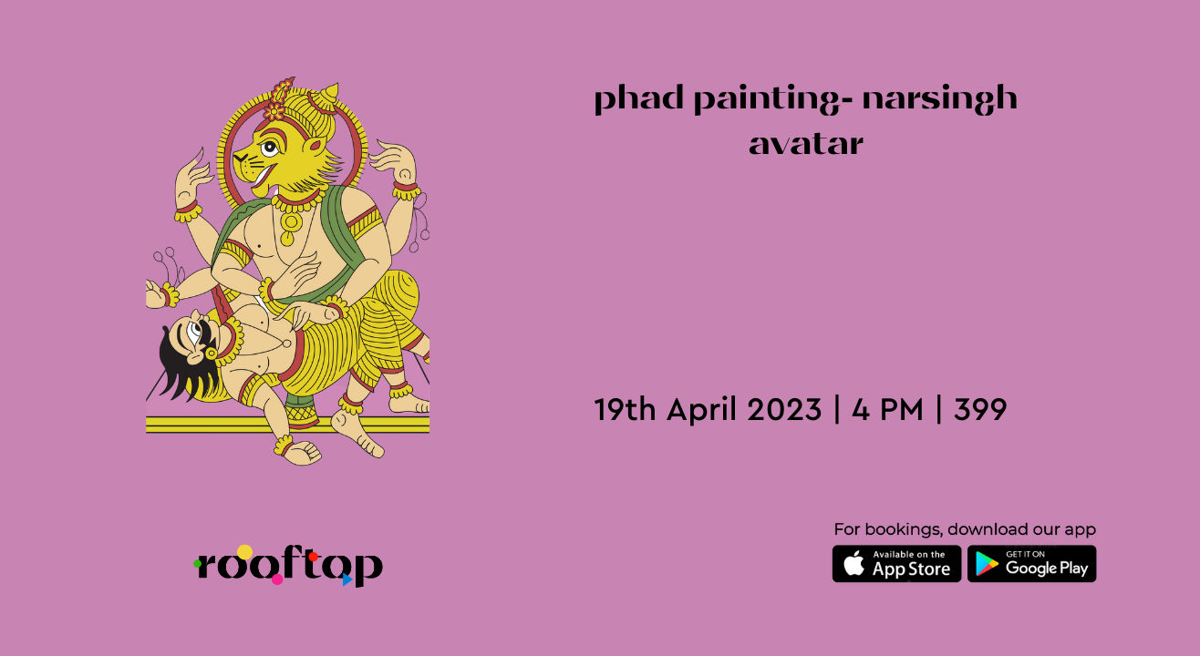 Phad Painting Narsingh Avatar