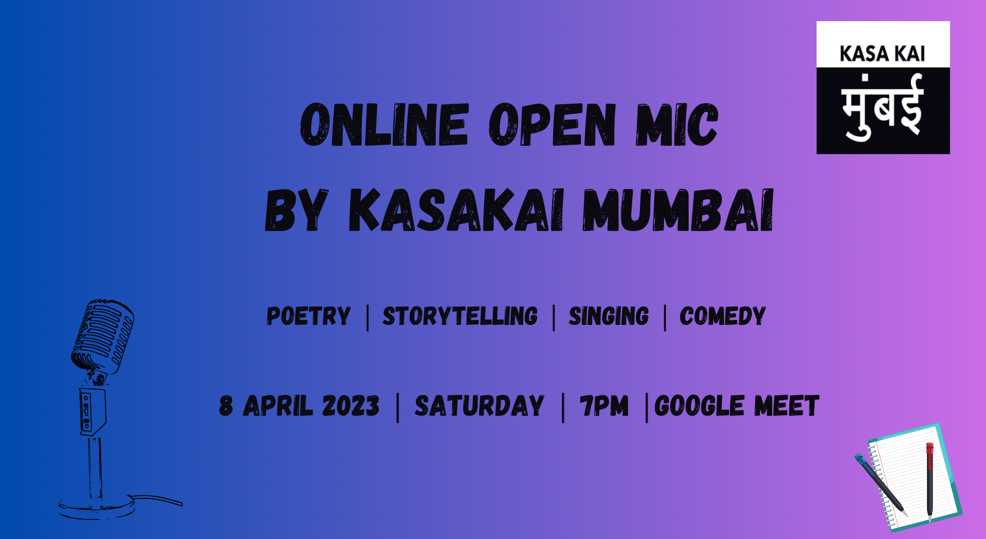 Online Open mic by Kasa kai Mumbai