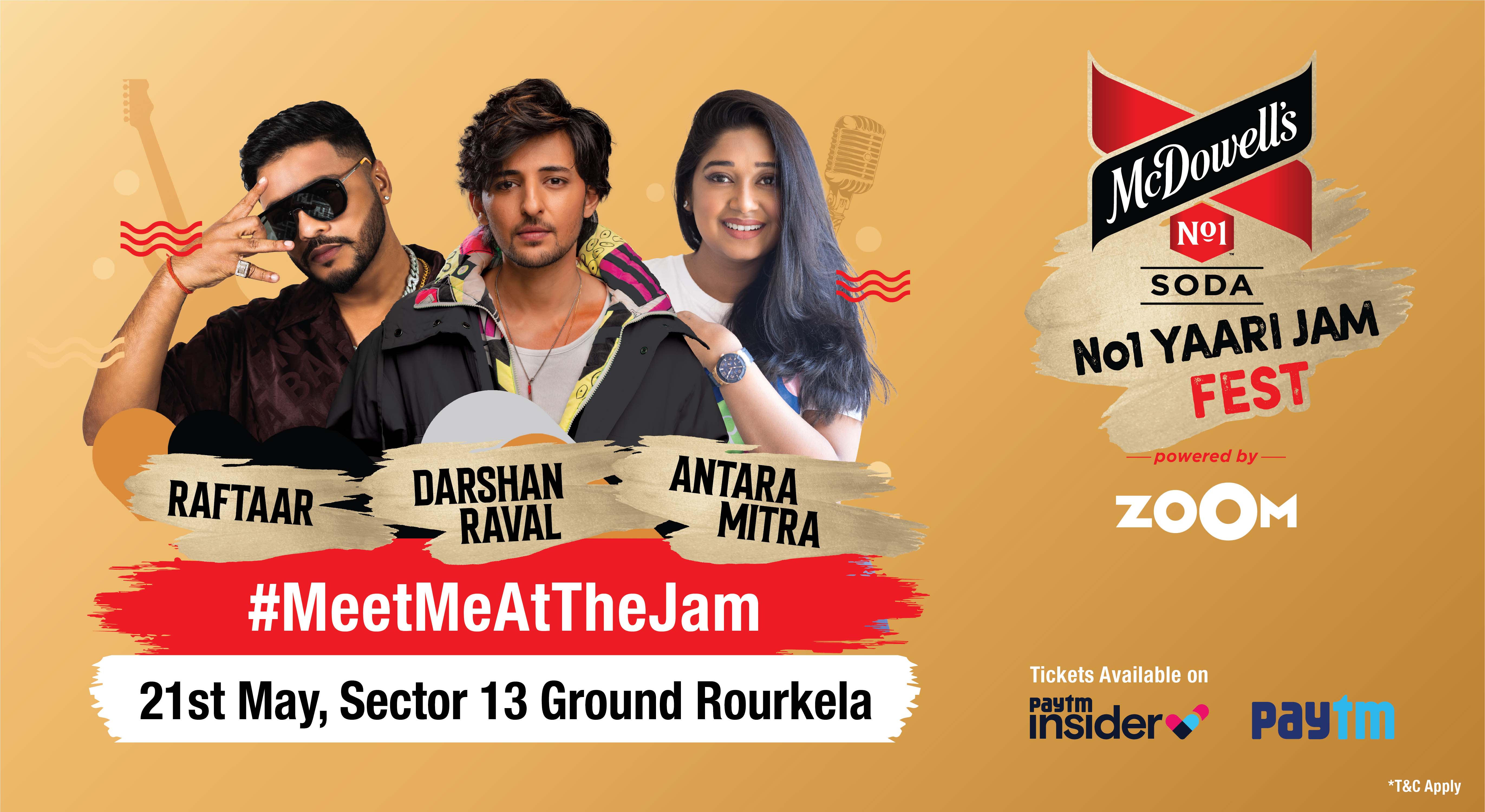 No 1 Yaari Jam Fest I Raftaar I Darshan Raval I Antara Mitra
