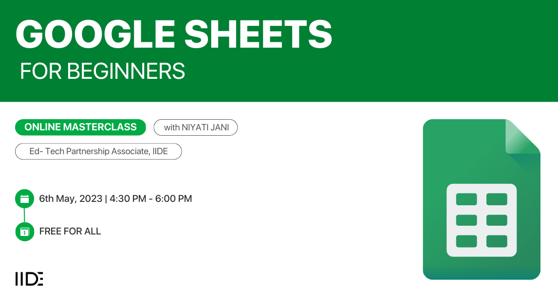 Google Sheets For Beginners