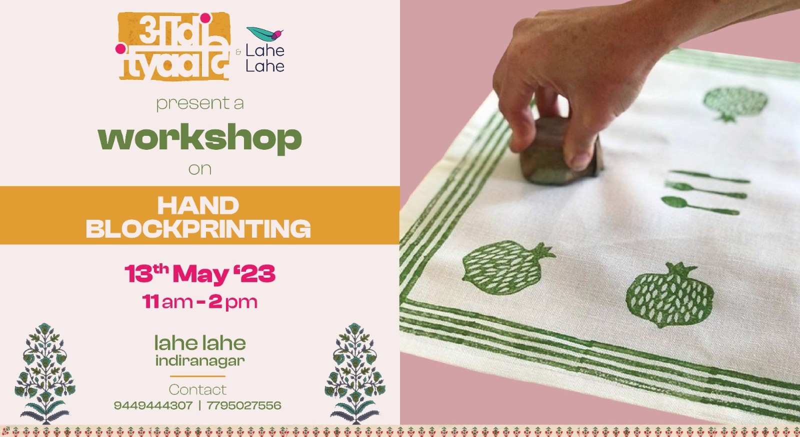 Hand Block printing