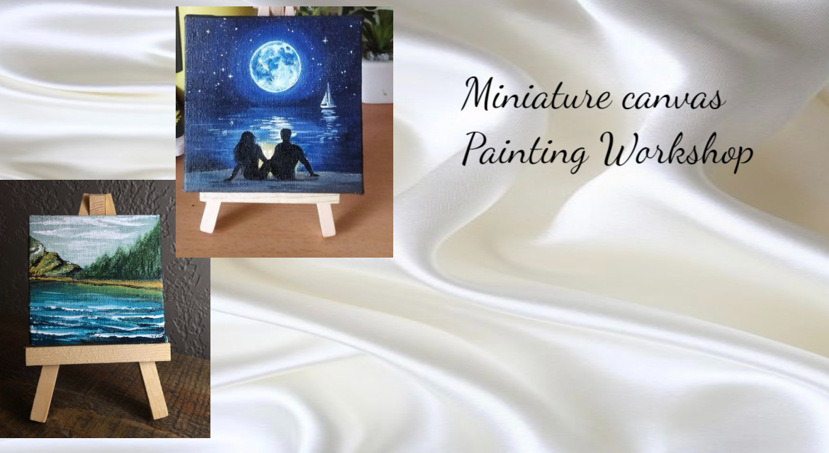 Miniature canvas Painting