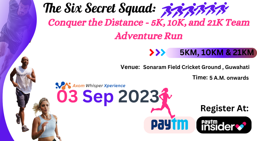 The Six Secret Squad: Conquer the Distance - 5K, 10K, and 21K Team 