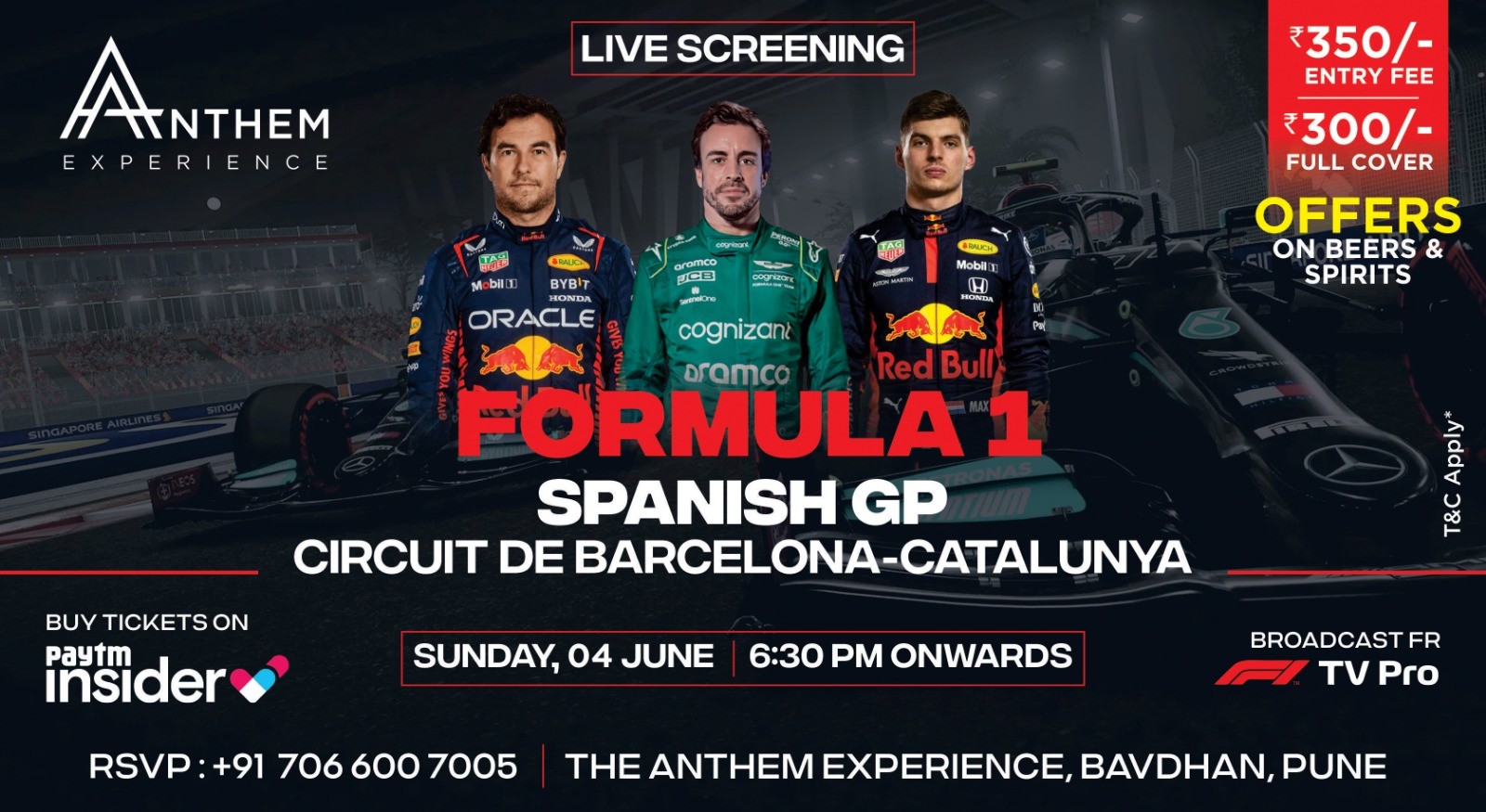 F1-Spanish GP- Circuit De Barcelona-Catalunya at The Anthem Experience