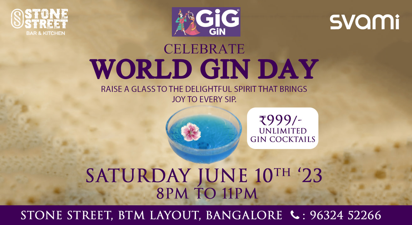 World GIN Day Stone Street