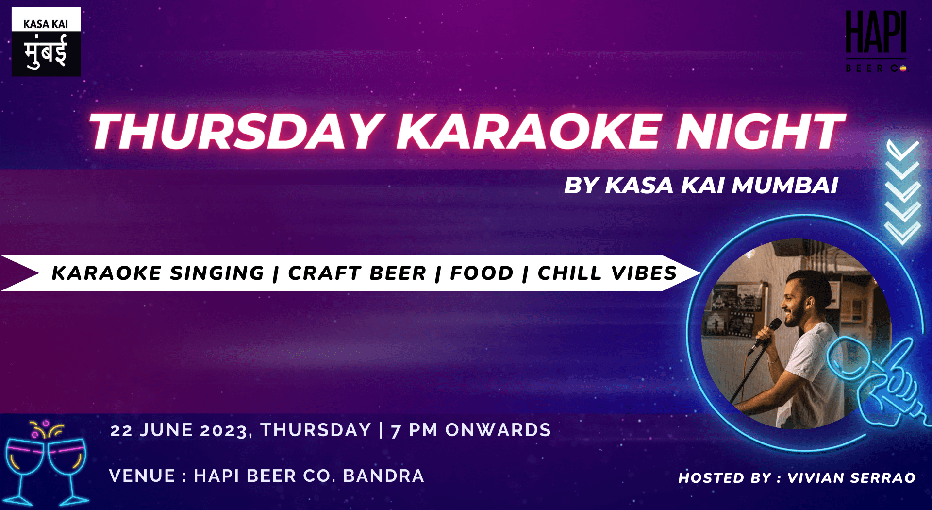 Karaoke Nights by Kasa Kai Hapi Beer, Bandra