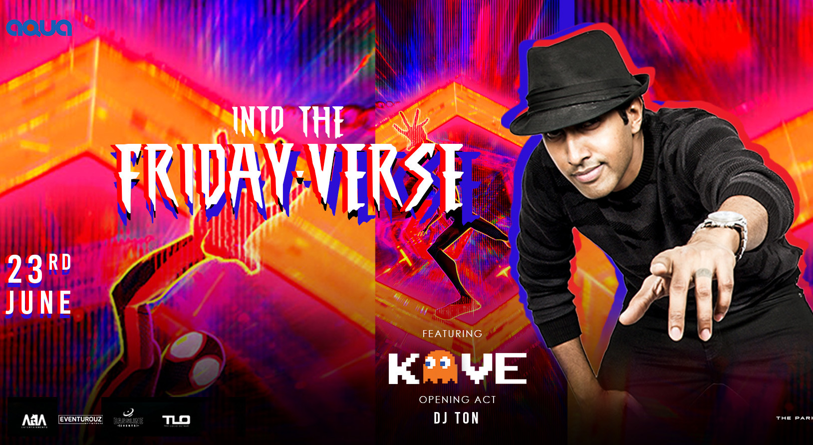 Into The Friday Verse PoolSide Party at Aqua The Park MG road