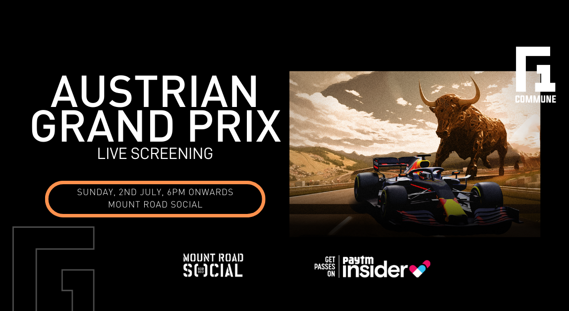 F1 Screening Austrian Grand Prix Mount Road Social