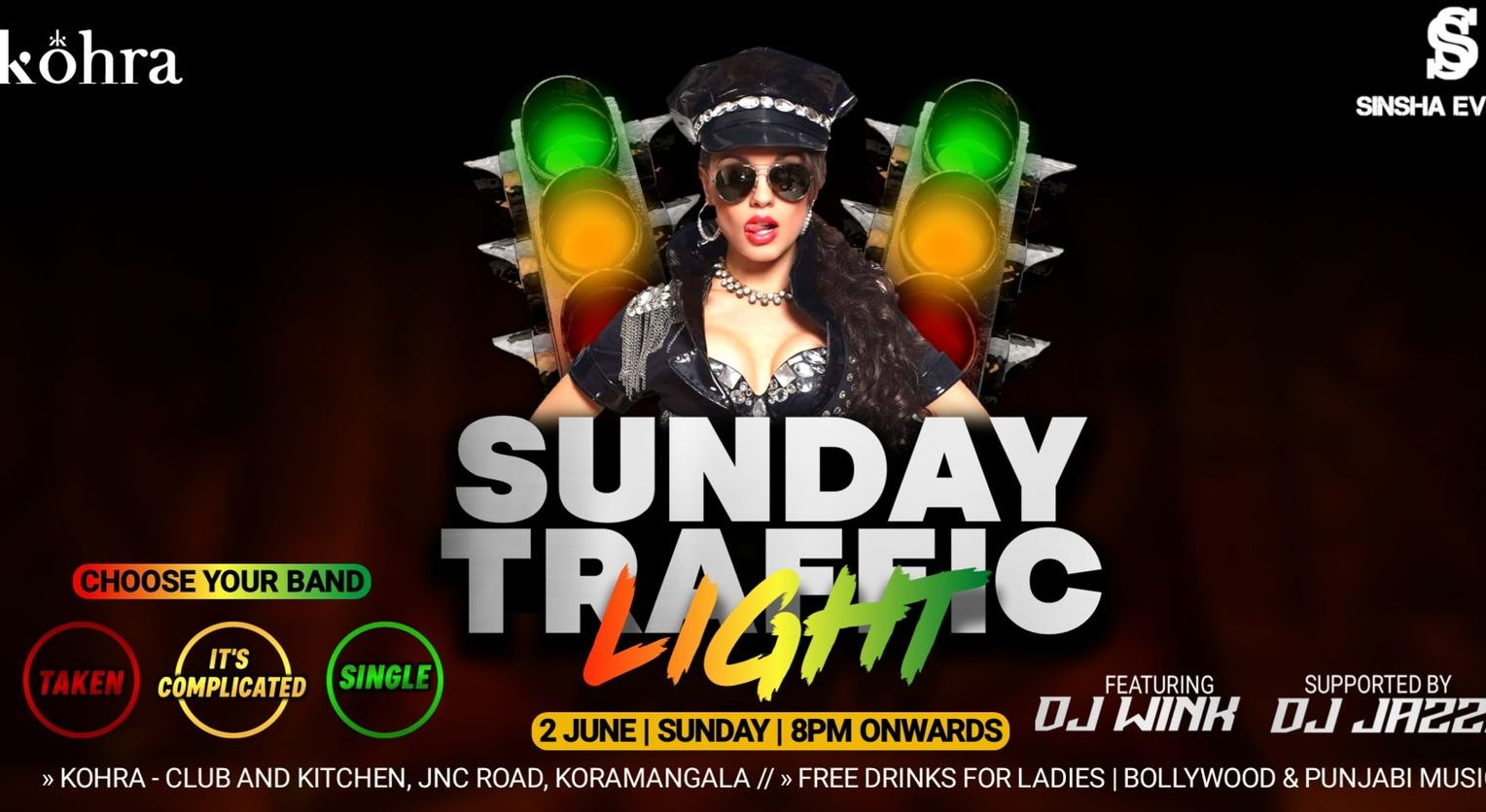 Sunday Traffic Light Bollywood and Punjabi Night at Kohra