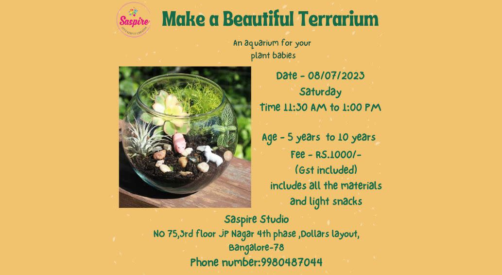 Terrarium for kids