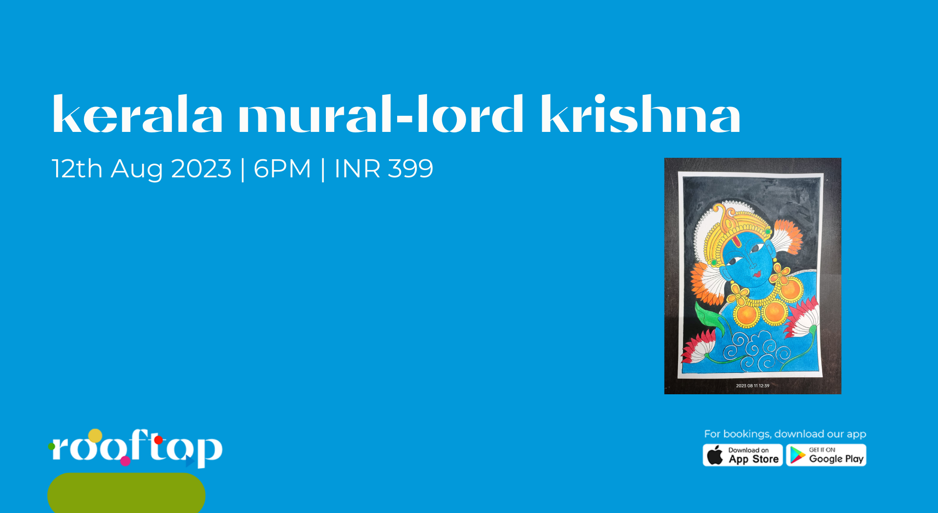 Kerala Mural Lord Lrishna