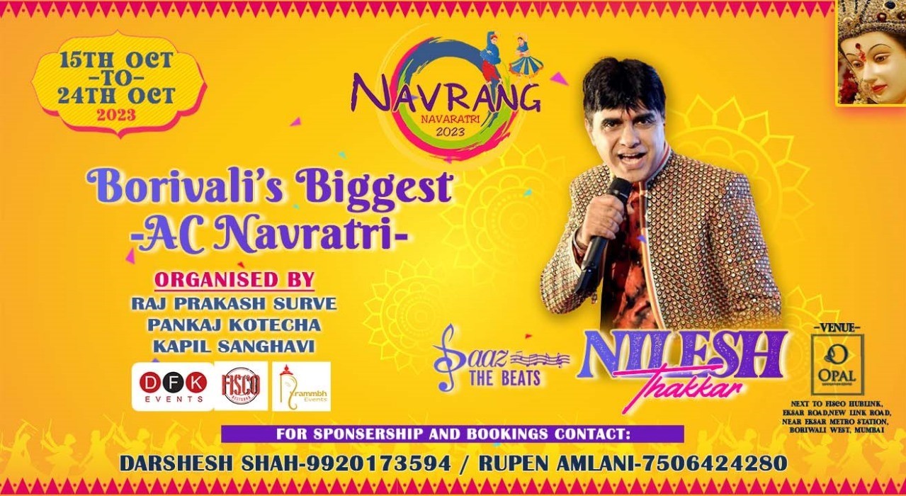 NAVRANG NAVRATRI With NILESH THAKKAR Borivali West Navratri 2023   Jcpbmmvwl6tdae9sf1jt 