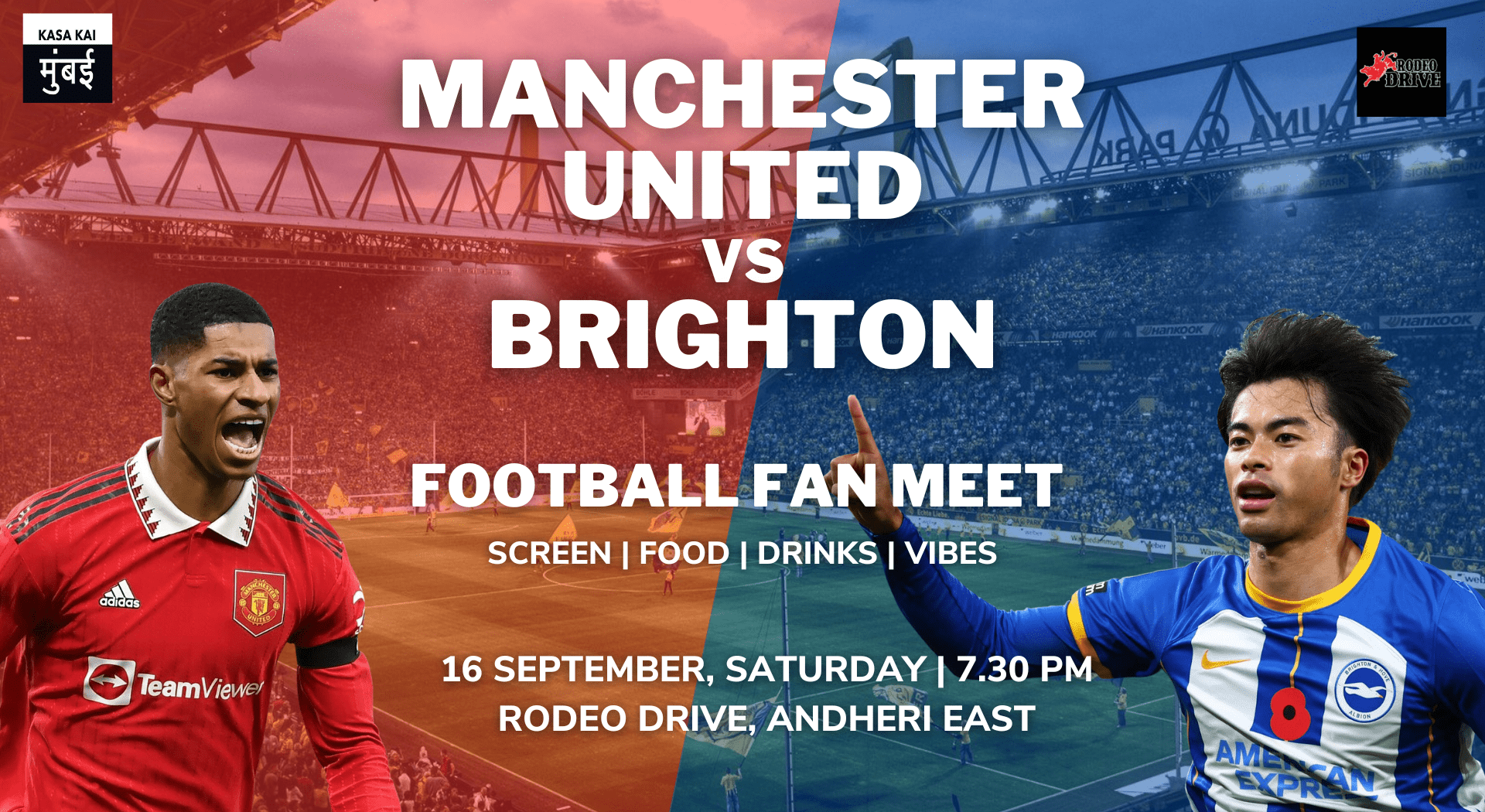 MANCHESTER UNITED VS BRIGHTON RODEO DRIVE