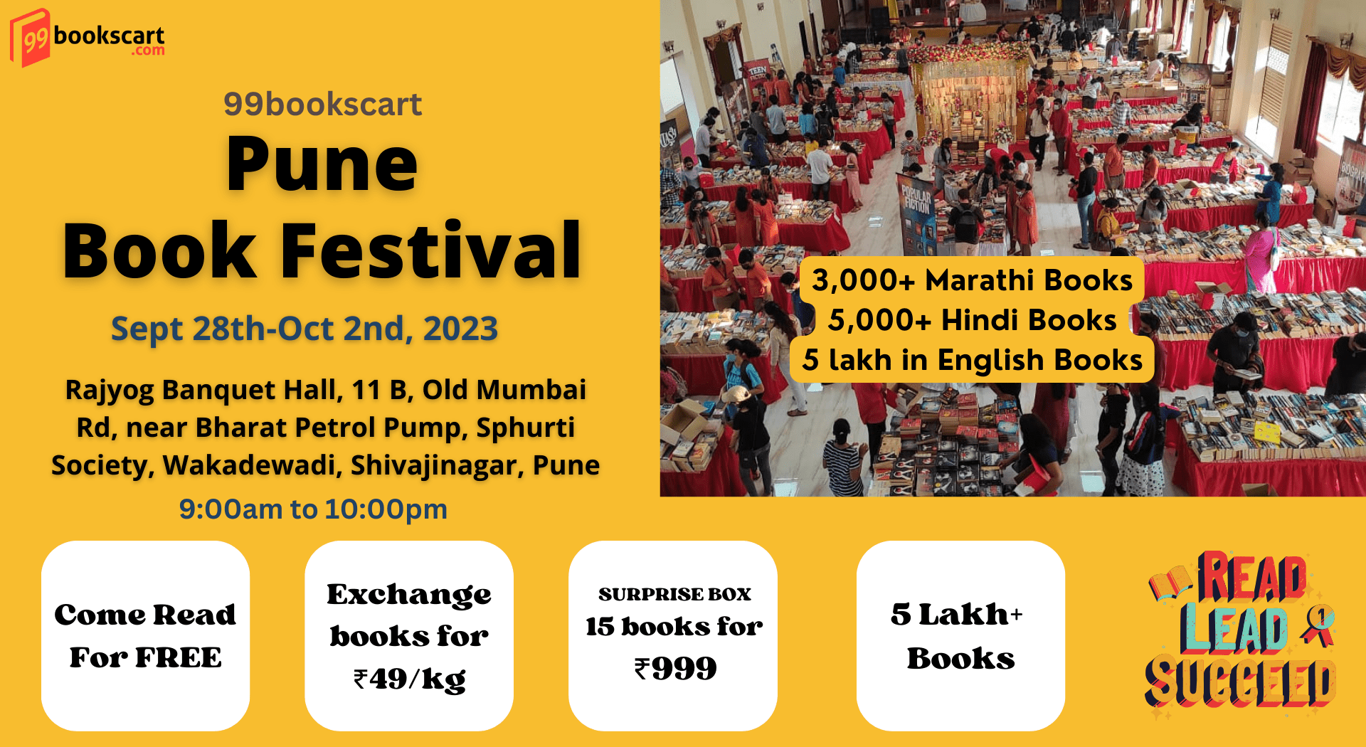 99bookscart Pune Book Festival
