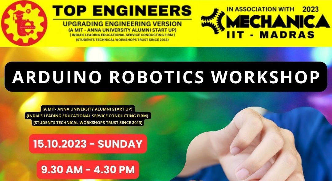 Arduino & Robotics Workshop by MIT Students 