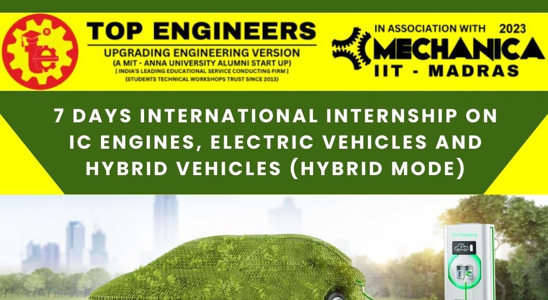 7 DAYS INTERNATIONAL INTERNSHIP ON IC ENGINES, ELECTRIC VEHICLES AND