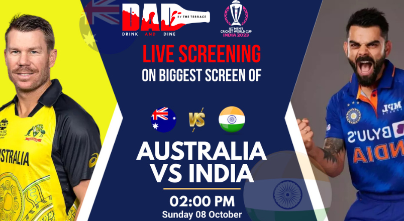 India Vs Australia World Cup Live Screening On Noida's Biggest Screen