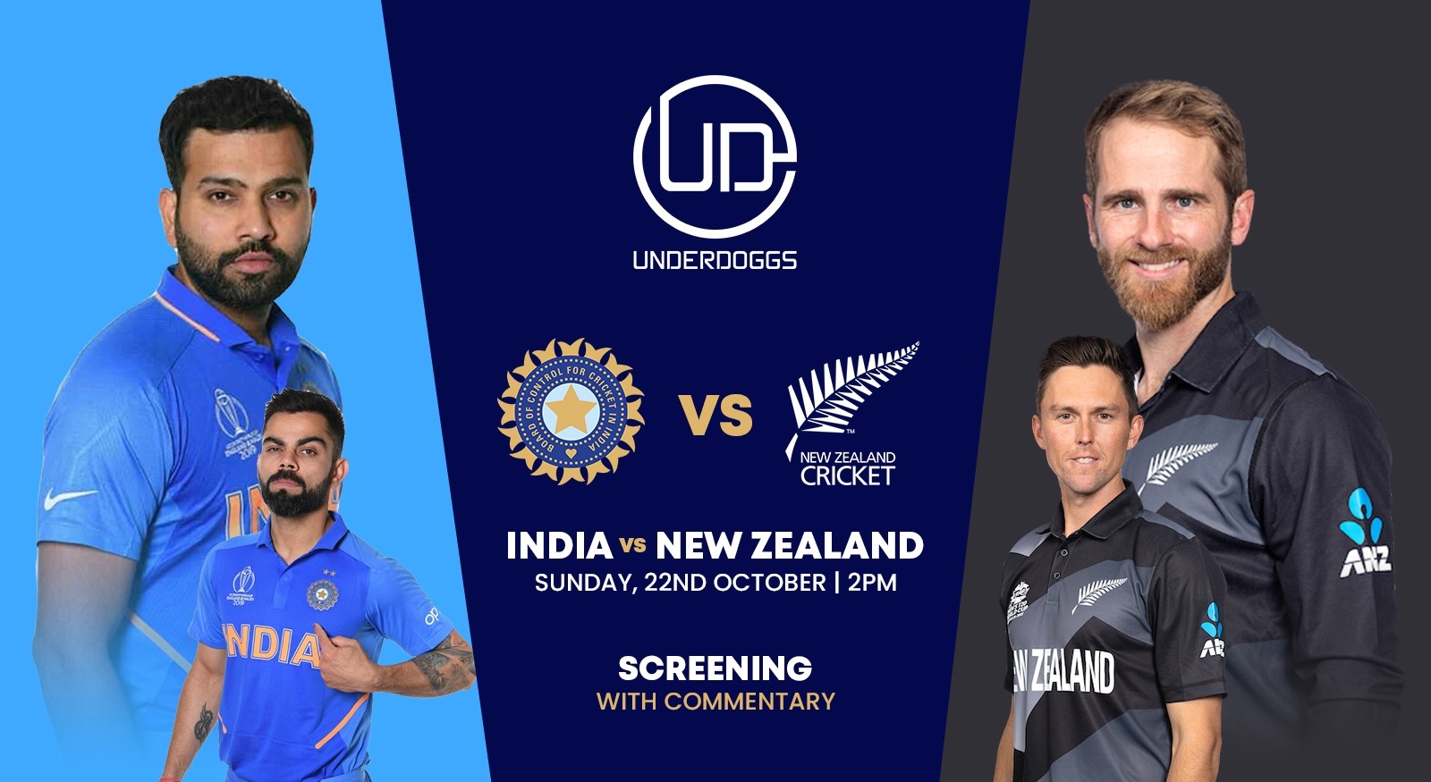 India Vs New Zealand Live Screening 9538