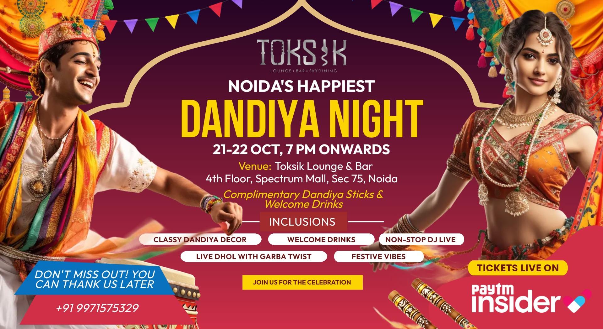 Dandiya Night 2023 Noida's Liveliest Navratri Celebration