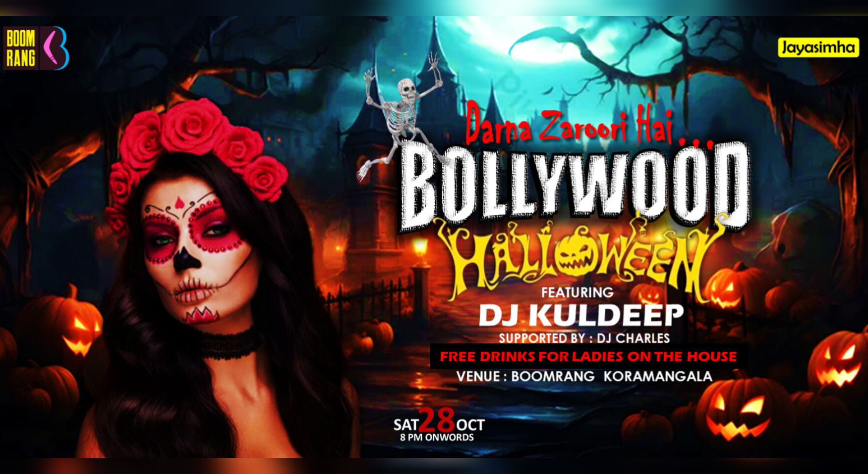 Saturday Big Bollywood Halloween Night