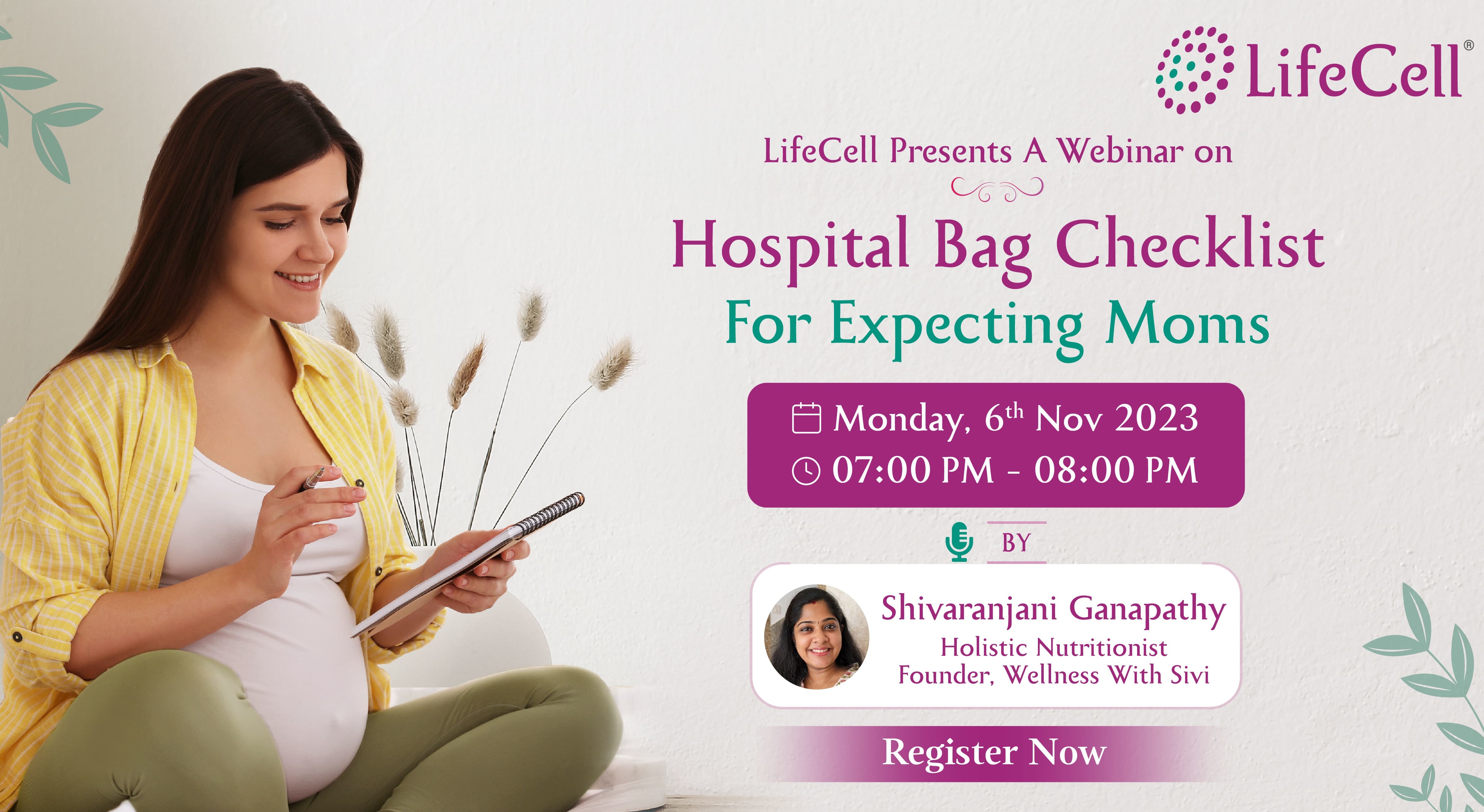 Hospital Bag Checklist for Expecting Moms