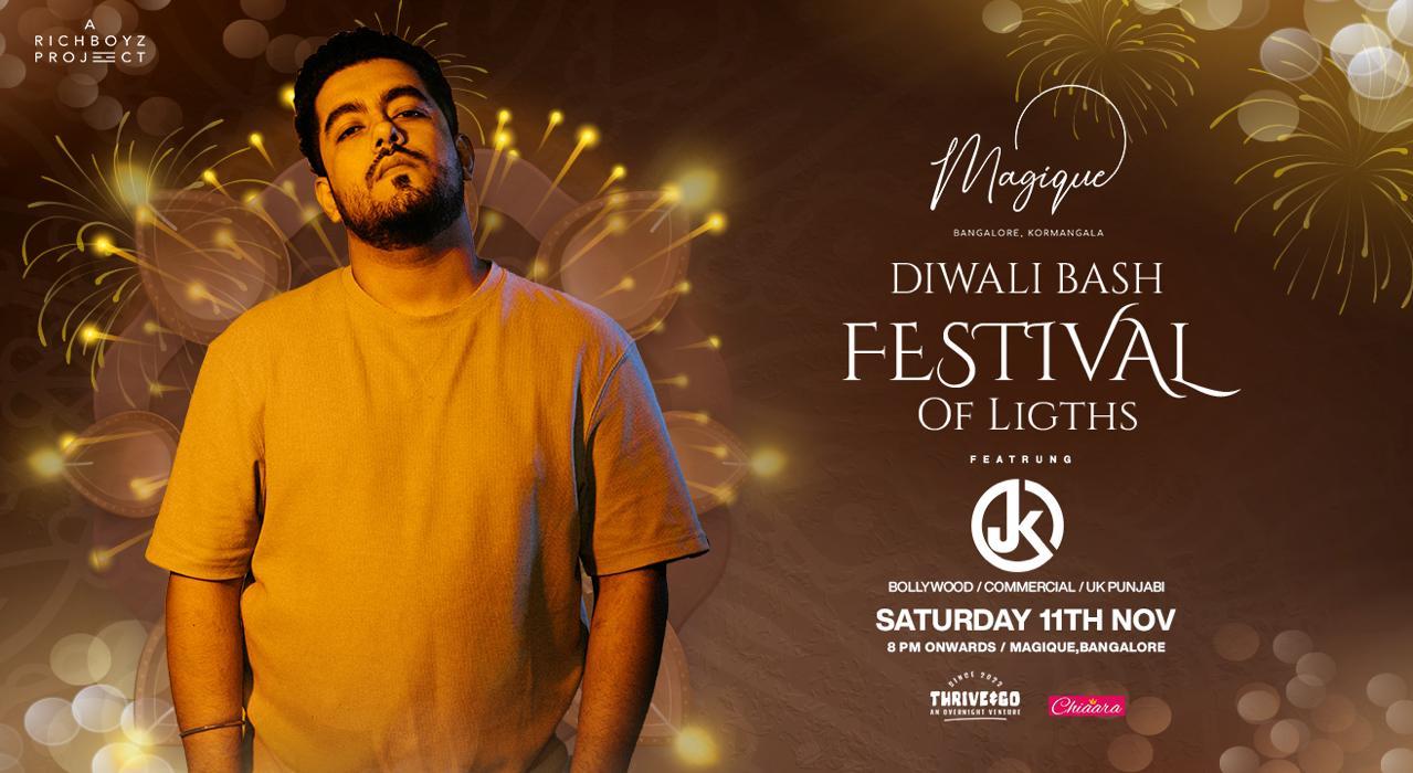 DIWALI BASH with JK live in my Bangalore | 11th Nov | Magique