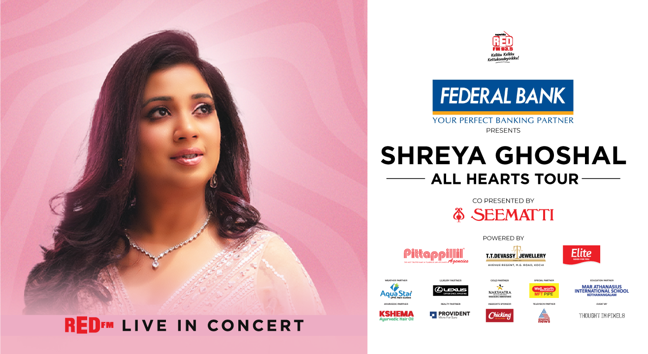 Shreya Ghoshal Red FM Live In Concert – ALL HEARTS TOUR | Kochi