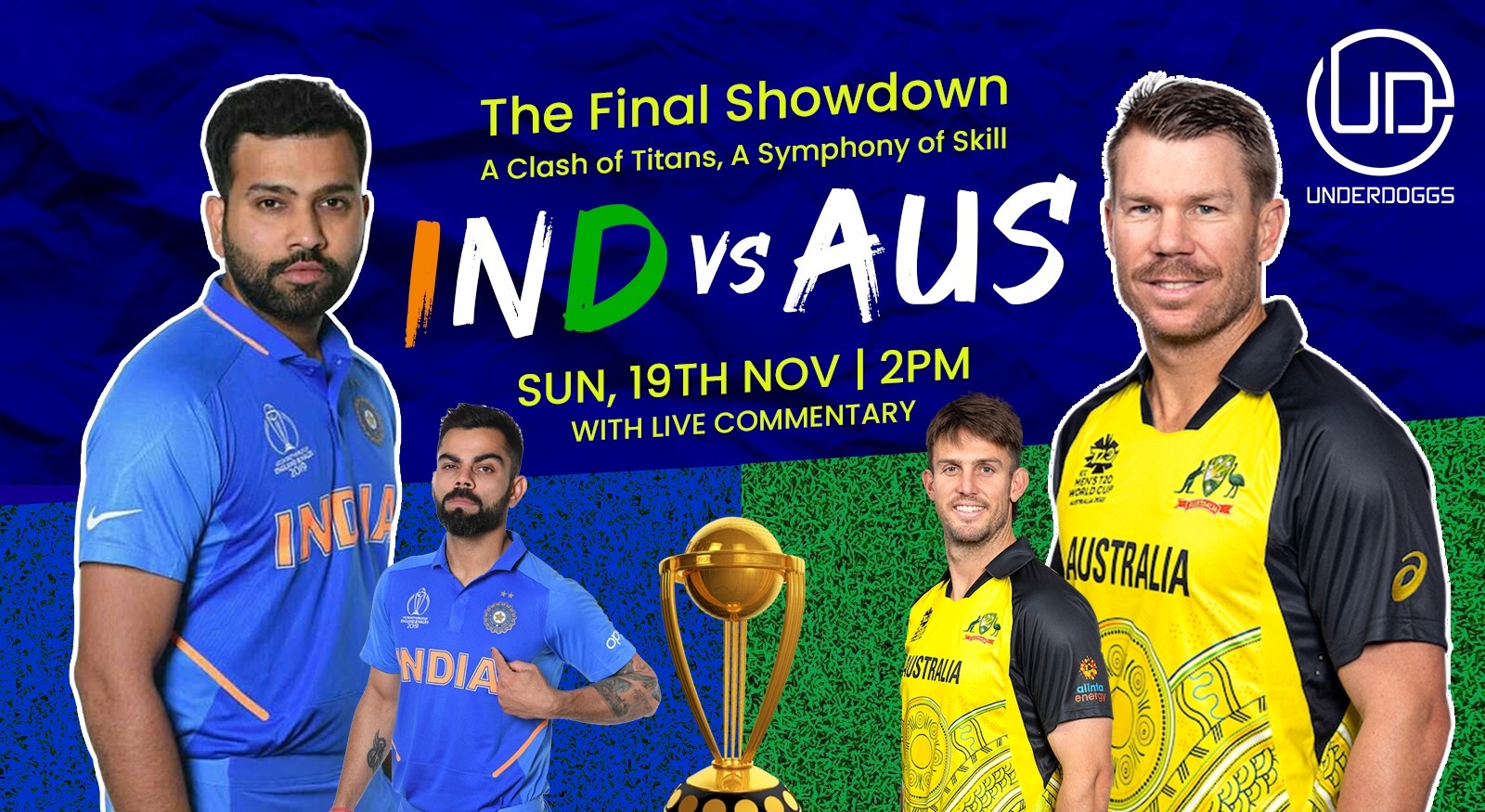 WorldCup Final India vs Australia (Live Screening)