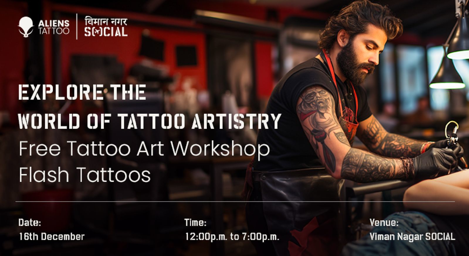 Allan Gois | Lead Tattoo Artist | Aliens Tattoo India / Mumbai | Alien  tattoo, Cover up tattoos for men, Shiva tattoo design