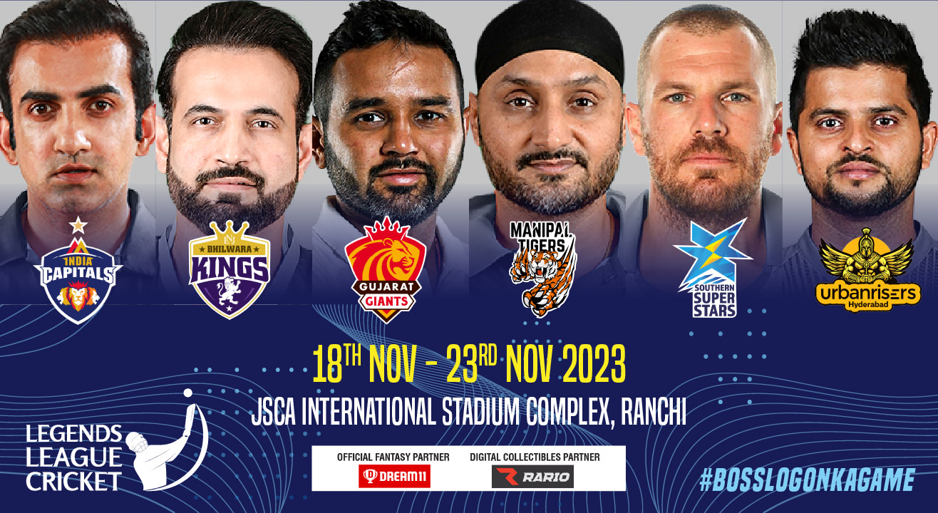 Legends League Cricket Season 2 Match Tickets for Ranchi