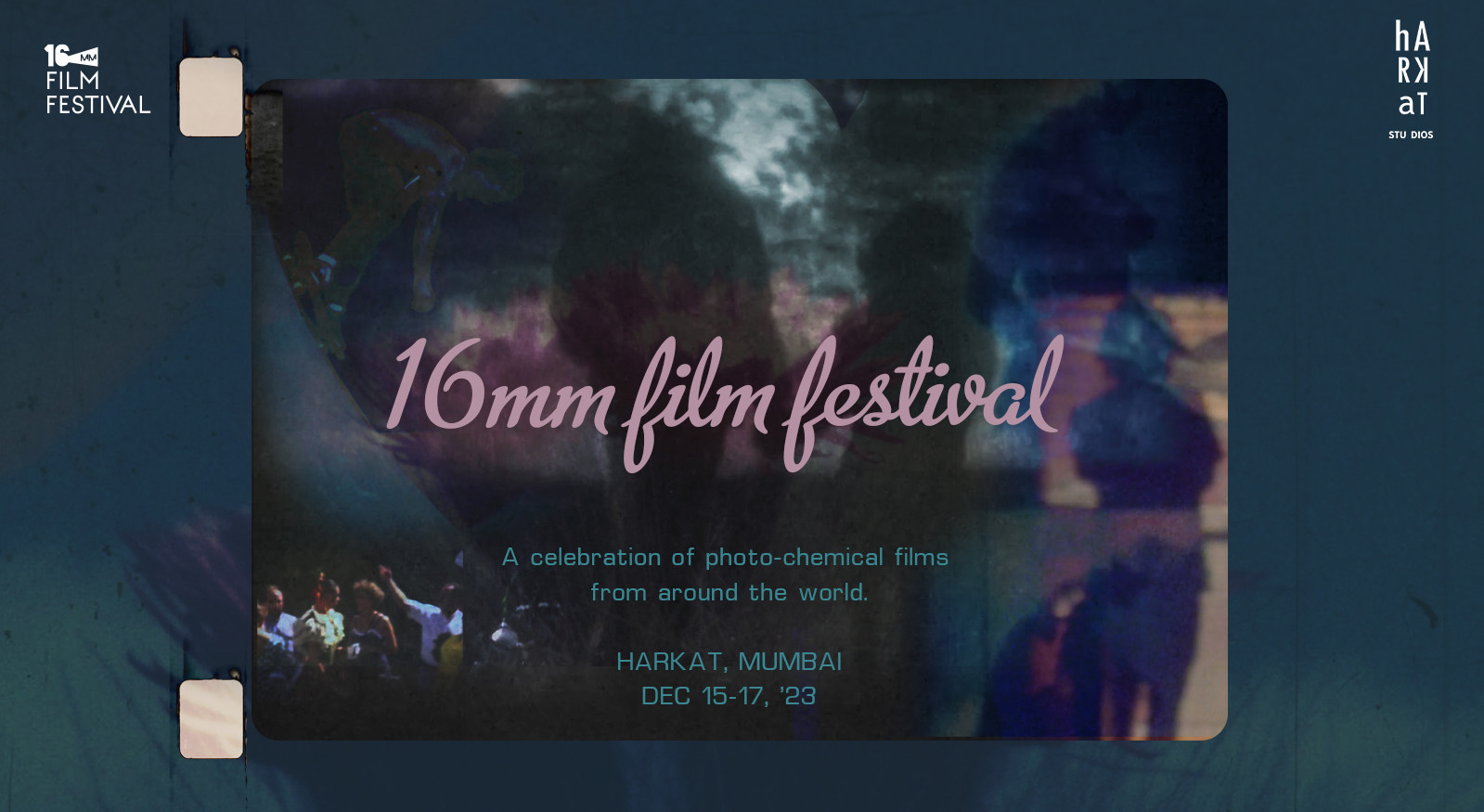 Book tickets to The Harkat 16MM Film Festival Pass