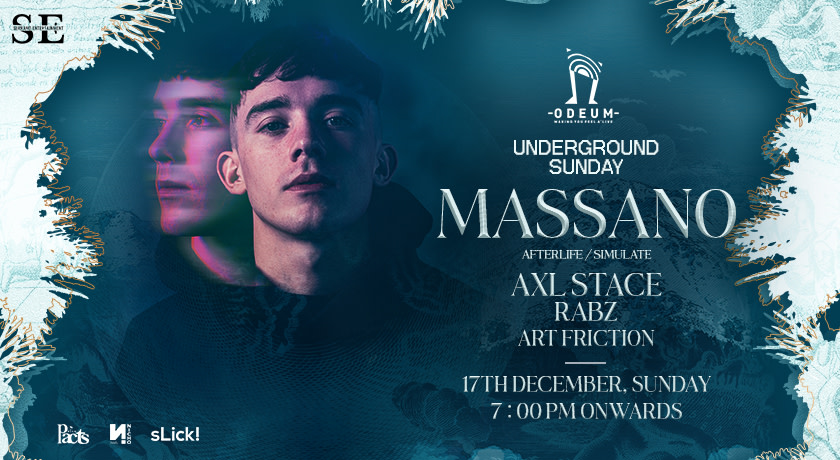 UNDERGROUND SUNDAY - W/ Massano - Axl Stace - Rabz - ArtFriction