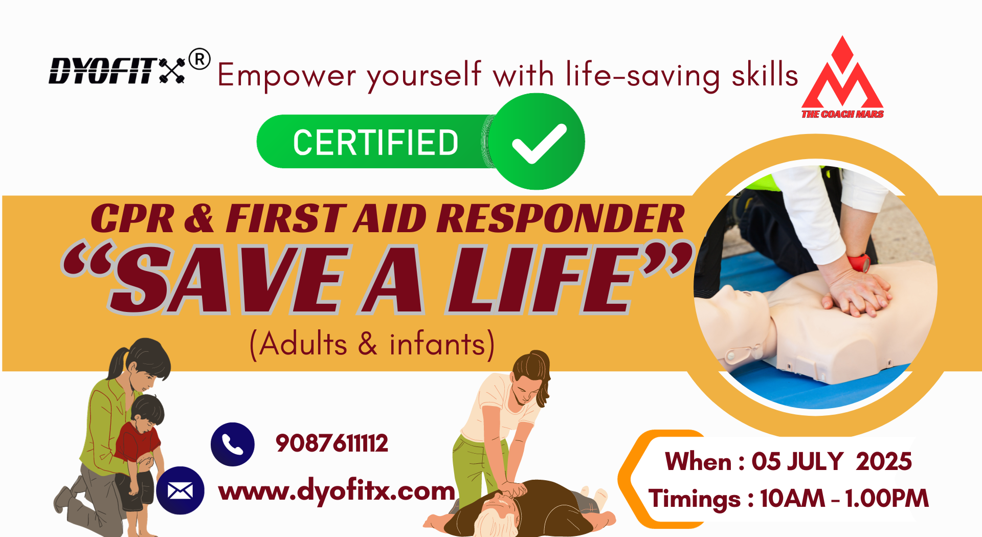 Get Certified "Life-Saving Skills: Master CPR And AED Techniques In Our ...