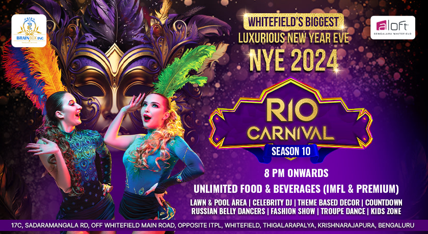 WHITEFIELD'S BIGGEST NYE 2024- RIO CARNIVAL SEASON 10 | NY 2024