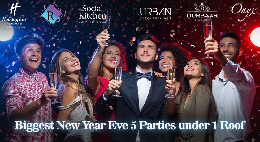 Biggest New Year Eve | 5 Parties Under 1 Roof |Holiday Inn Kolkata ...