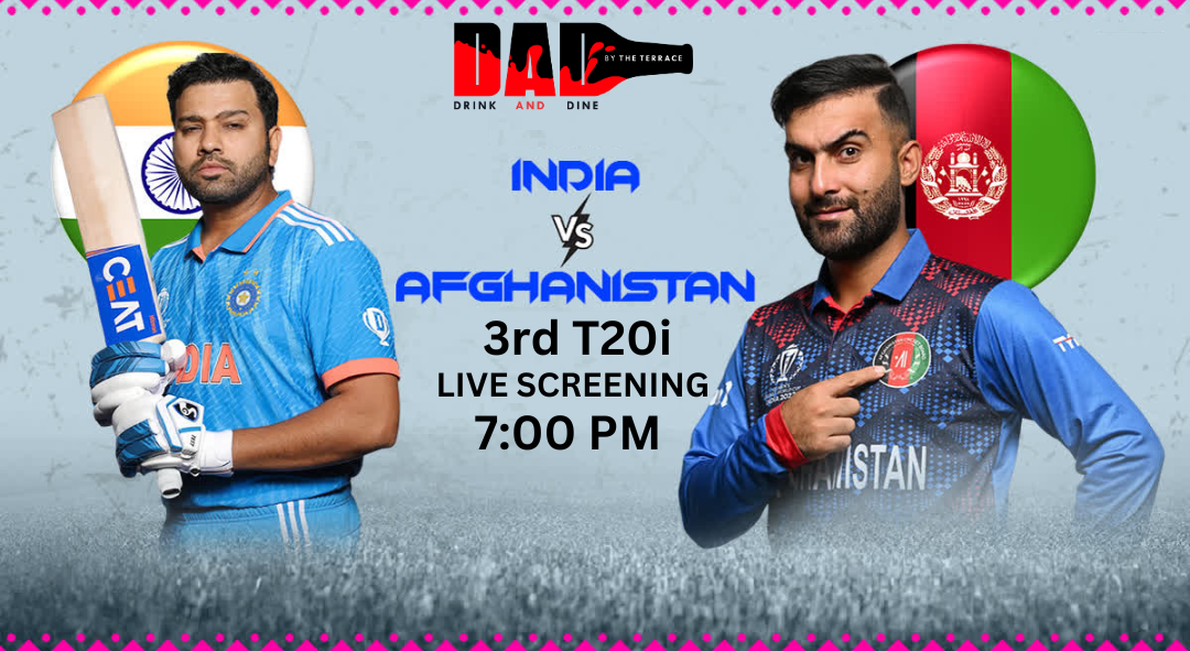 India vs Afghanistan 3rd T20i