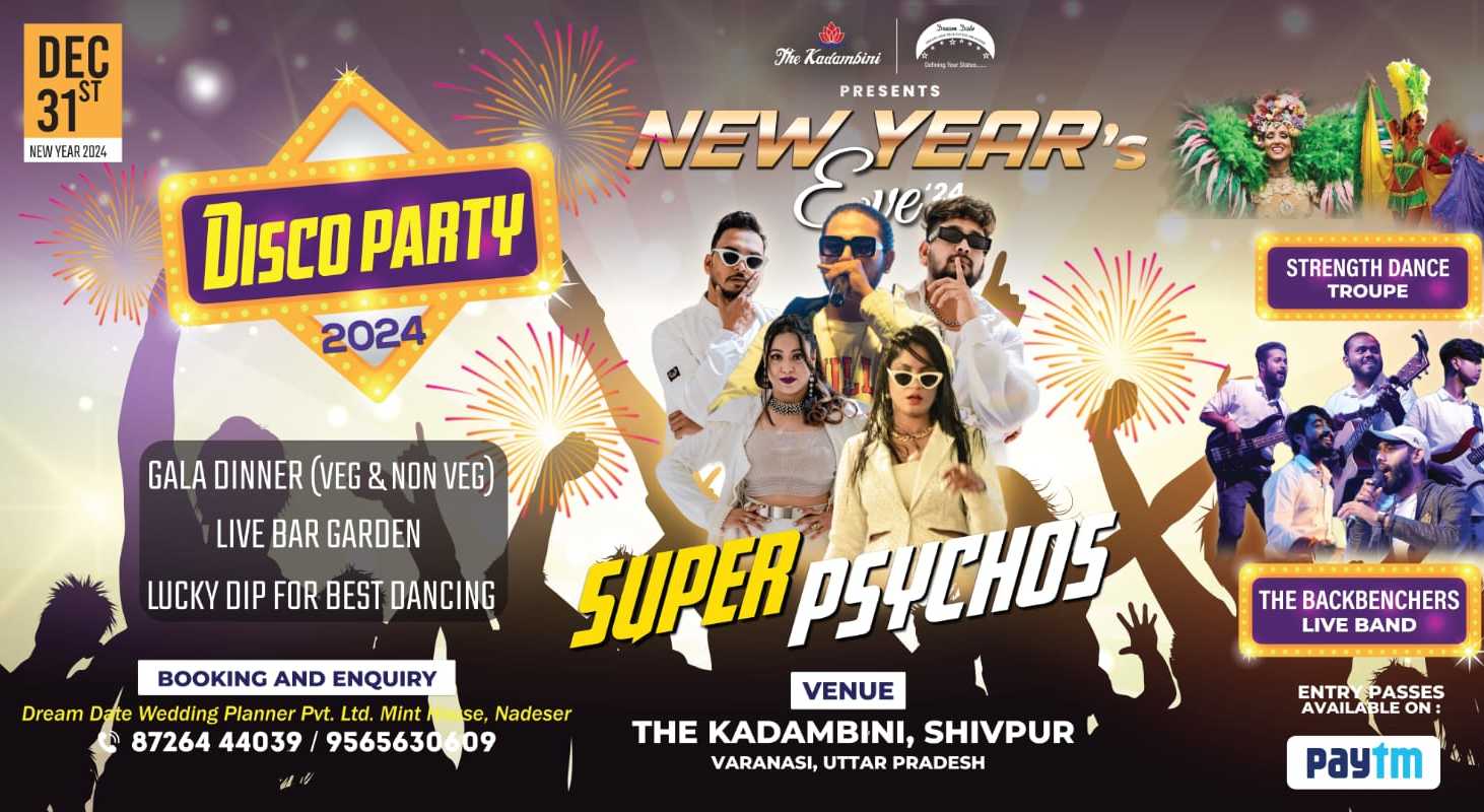 New Year Disco Party 2024 New Year Party In Varanasi Dream Date