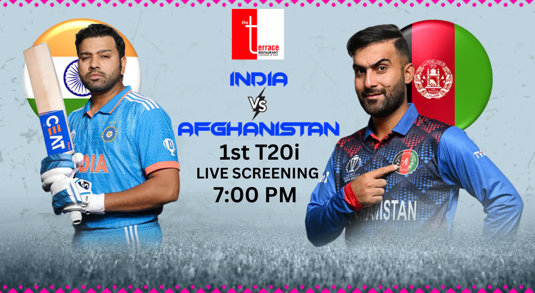 India vs Afghanistan 1st T20 Match (Screening)