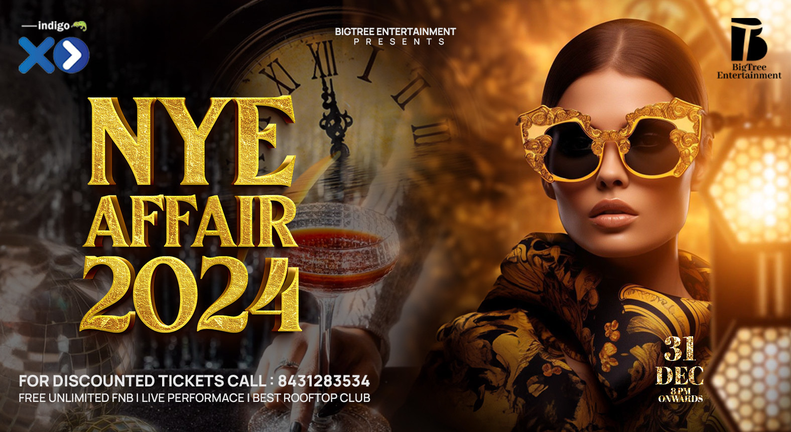 NYE AFFAIR 2024 AT INDIGO XP | NY 2024