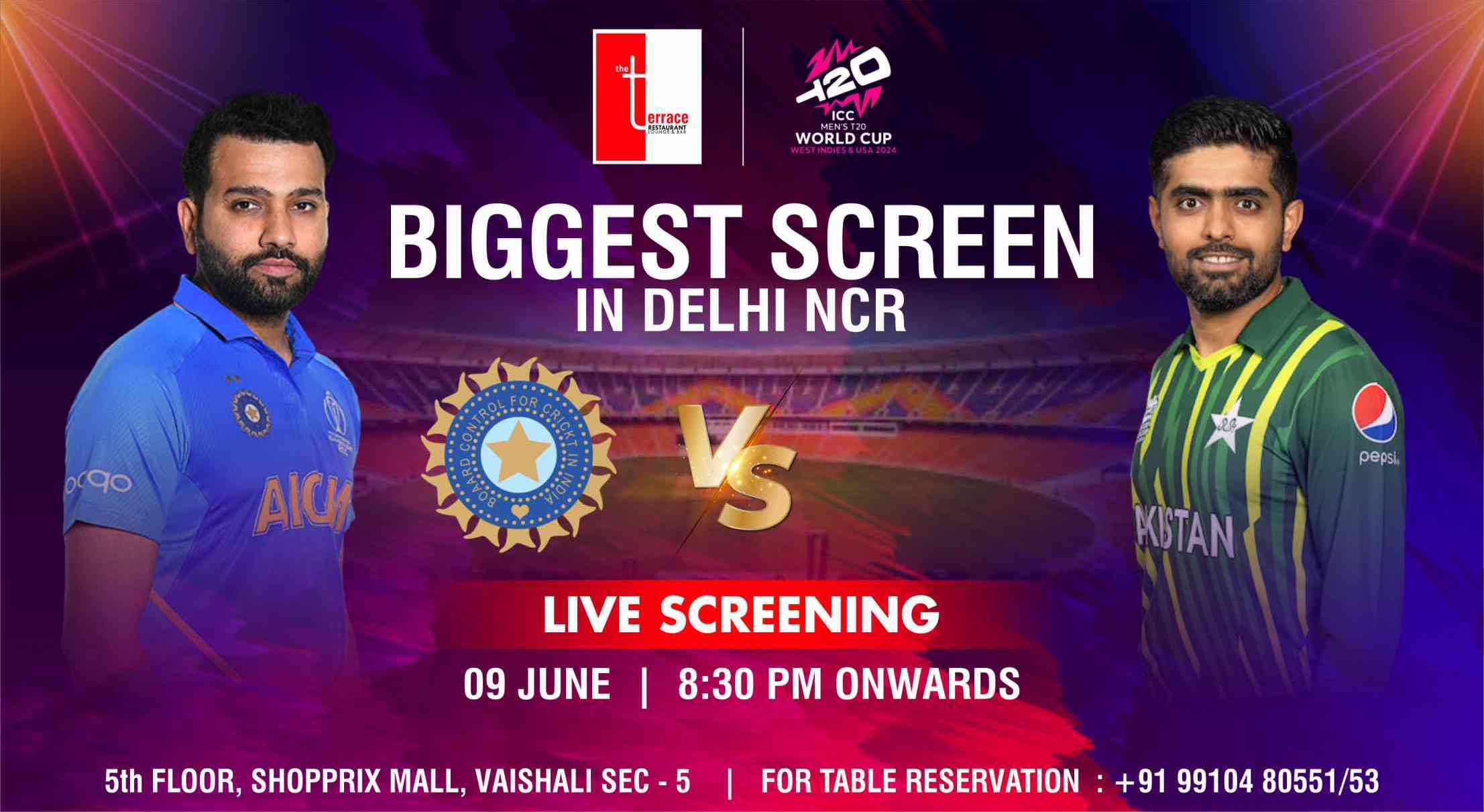 India vs Pakistan T20 World Cup Match (Screening)