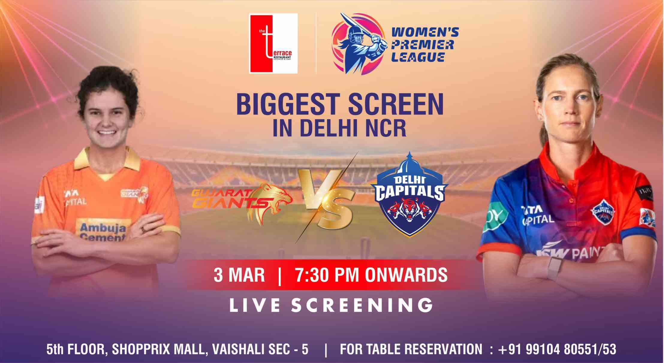Gujarat Giants Vs Delhi Capitals Wpl 2024 Screening Gujarat Giants Vs Delhi Capitals Wpl 2024 Screening