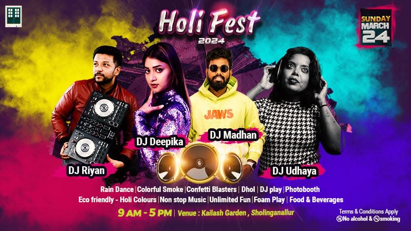 holi parties 2025 hyderabad