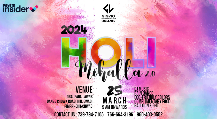 HOLI MOHALLA 2.0 |HINJAWADI'S BIGGEST HOLI| HOLI 2024