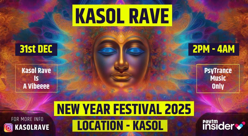 Kasol Rave - New Year Celebration 2025 | Kasol | NY 2025 | Music Event
